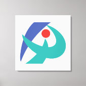 Vlag van Iga, Mie, Japan Canvas Afdruk (Voorkant)