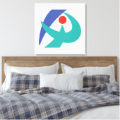 Vlag van Iga, Mie, Japan Canvas Afdruk (Insitu (Slaapkamer))