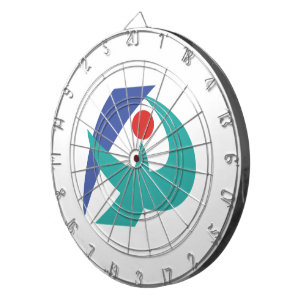 Vlag van Iga, Mie, Japan Dartbord