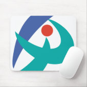 Vlag van Iga, Mie, Japan Muismat (Met muis)