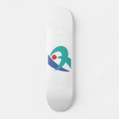 Vlag van Iga, Mie, Japan Skateboard (Voorkant)