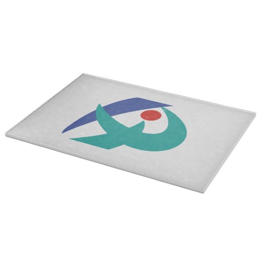 Vlag van Iga, Mie, Japan Snijplank (Hoek)