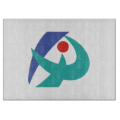 Vlag van Iga, Mie, Japan Snijplank (Voorkant)