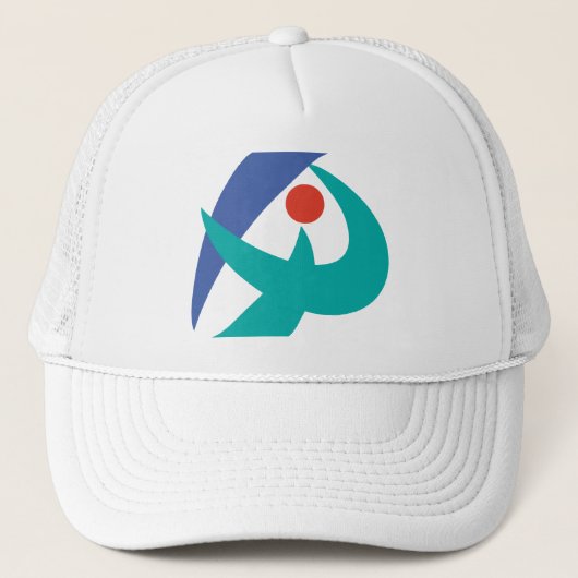 Vlag van Iga, Mie, Japan Trucker Pet (Voorkant)