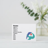 Vlag van Iga, Mie, Japan Visitekaartje (Staand voorkant)