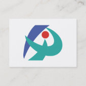 Vlag van Iga, Mie, Japan Visitekaartje (Achterkant)