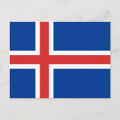 Vlag van IJsland Briefkaart (Voorkant)