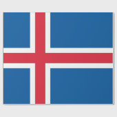 Vlag van IJsland Cadeaupapier (Vlak)