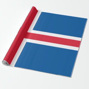 Vlag van IJsland Cadeaupapier