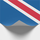 Vlag van IJsland Cadeaupapier (Hoek)