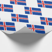 Vlag van IJsland Cadeaupapier (Hoek)