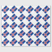 Vlag van IJsland Cadeaupapier (Vlak)