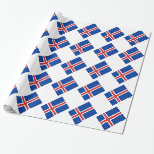 Vlag van IJsland Cadeaupapier