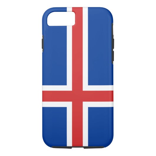 Vlag van IJsland Case-Mate iPhone Case (Achterkant)