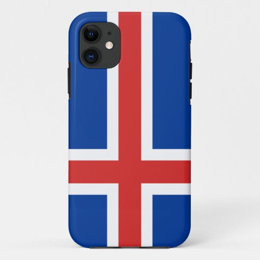 Vlag van IJsland Case-Mate iPhone Case (Achterkant)