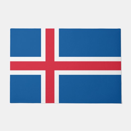 Vlag van IJsland Deurmat (Voorkant)