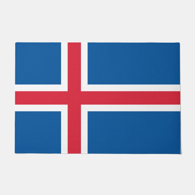 Vlag van IJsland Deurmat (Voorkant)