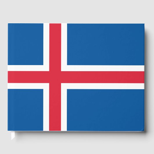 Vlag van IJsland Gastenboek (Voorkant)