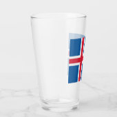 Vlag van IJsland Glas (Rechts)