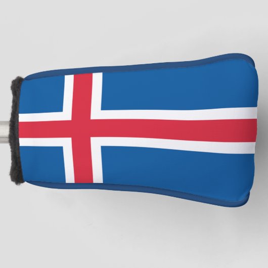 Vlag van IJsland Golfheadcover (Voorkant)
