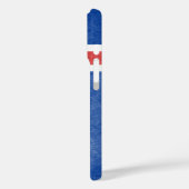 Vlag van IJsland Grunge Case-Mate iPhone Case (Achterkant / Links)