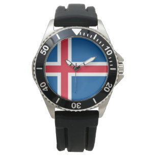 Vlag van IJsland Horloge