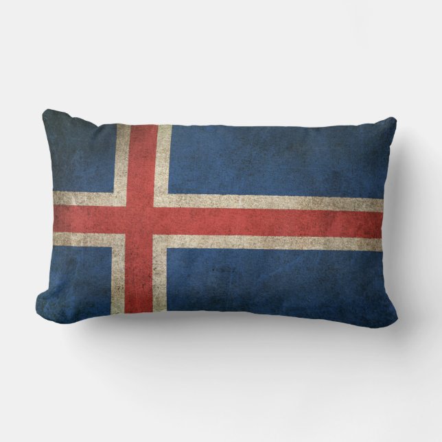  vlag van IJsland Kussen (Voorkant)