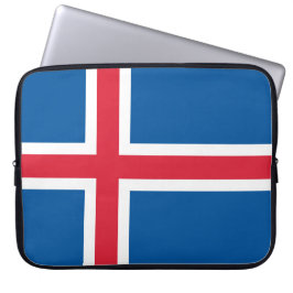 Vlag van IJsland Laptop Sleeve