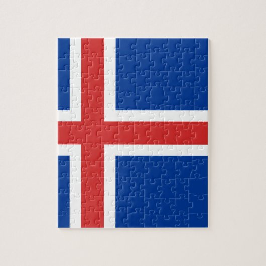 Vlag van IJsland Legpuzzel (Verticaal)