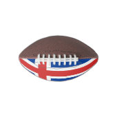 Vlag van IJsland Mini Football (Voorkant)