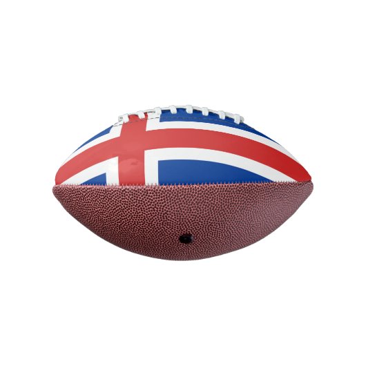 Vlag van IJsland Mini Football (Gedraaid 270)