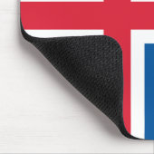 Vlag van IJsland Muismat (Hoek)