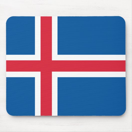 Vlag van IJsland Muismat (Voorkant)
