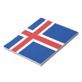 Vlag van IJsland Notitieblok (Linkerzijde)