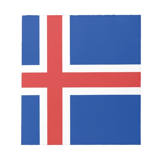 Vlag van IJsland Notitieblok (Voorkant)