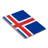 Vlag van IJsland Notitieboek (Rechterzijde)