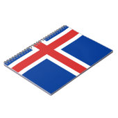 Vlag van IJsland Notitieboek (Linkerzijde)