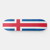 Vlag van IJsland Persoonlijk Skateboard (Horizontaal)