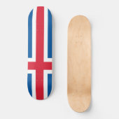 Vlag van IJsland Persoonlijk Skateboard (Voorkant)