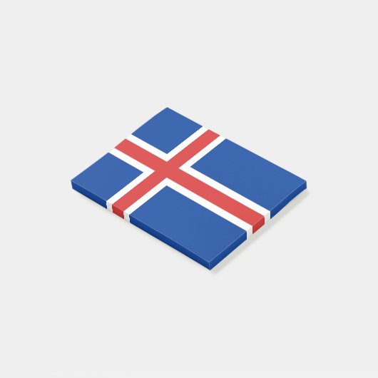 Vlag van IJsland Post-it® notes (Schuin)