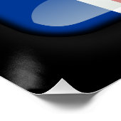 Vlag van IJsland Poster (Hoek)