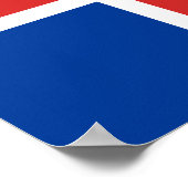 Vlag van IJsland Poster (Hoek)