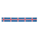 Vlag van IJsland Satijnen Lint (Voorkant)