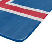 Vlag van IJsland Snijplank (Hoek)