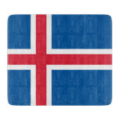 Vlag van IJsland Snijplank (Voorkant)