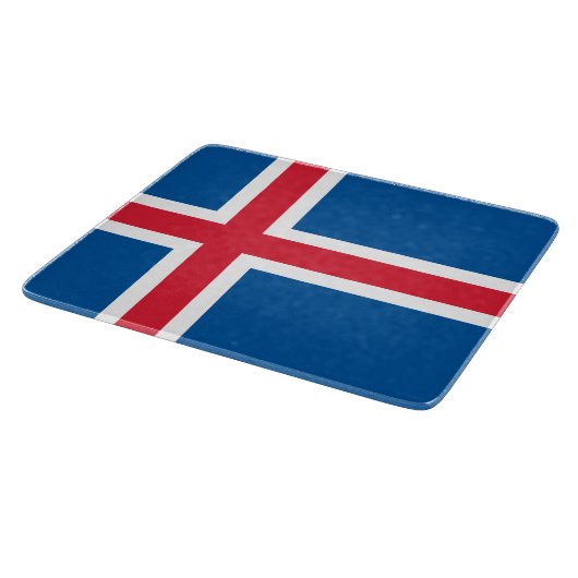 Vlag van IJsland Snijplank (Hoek)