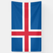 Vlag van IJsland Spandoek (Verticaal)