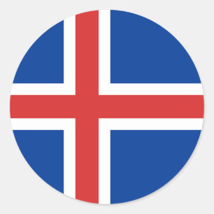 Vlag van IJsland Sticker