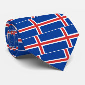 Vlag van IJsland Stropdas (Opgerold)