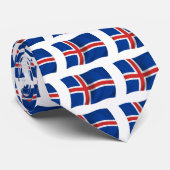 Vlag van IJsland Stropdas (Opgerold)